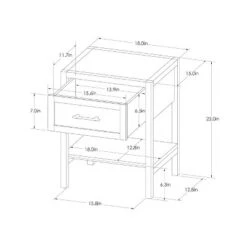 Best Pirce 🔥 Warwick End Table with Drawer - Threshold™ White 😀 -End And Side Tables shop unnamed file 1006