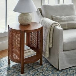 End And Side Tables shop 5 Wholesale β Threshold Designed W/Studio McGee Portola Hills Woven Accent Table - Thresholdβ’ designed with Studio McGee Natural π