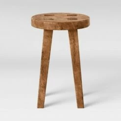 Wholesale π€© Woodland Carved Wood Accent Table Brown - Threshold π 14 Wholesale π€© Woodland Carved Wood Accent Table Brown - Threshold π -End And Side Tables shop unnamed file 1070