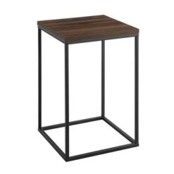 New ✔️ Owen Urban Open Box Frame Side Table - Saracina Home Dark Walnut 👍 -End And Side Tables shop unnamed file 1106