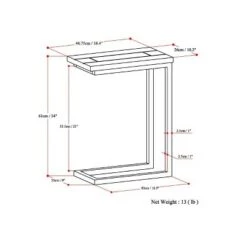 Cheap ✔️ Rhonda C Side Table - WyndenHall Birch ❤️ -End And Side Tables shop unnamed file 1120