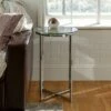 Best deal 🥰 Set of 2 Vivian Glam X Leg Round Side Tables Glass/Chrome - Saracina Home ⭐ 2 Best deal 🥰 Set of 2 Vivian Glam X Leg Round Side Tables Glass/Chrome - Saracina Home ⭐ -End And Side Tables shop unnamed file 118