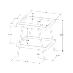Outlet 💯 Hillside Side Table Black - Project 62™ ⌛ -End And Side Tables shop unnamed file 1200