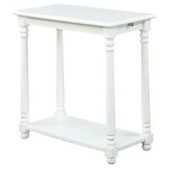 Cheapest 🛒 Breighton Home French Country Regent Table- Convenience Concepts White ❤️ -End And Side Tables shop unnamed file 1308