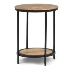 Flash Sale 🥰 18" Alrich Round Side Table - WyndenHall Dark Brown/gold 🧨 -End And Side Tables shop unnamed file 1315