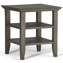 Discount ⭐ 19" Normandy End Table - Wyndenhall Distressed Gray 😀 -End And Side Tables shop unnamed file 1339