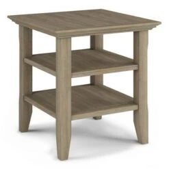Discount ⭐ 19" Normandy End Table - Wyndenhall Distressed Gray 😀 -End And Side Tables shop unnamed file 1343