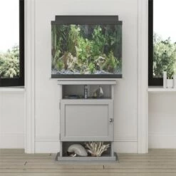 New ✨ 10-20 Gallon Aquarium Stand - Flipper Black 💯 -End And Side Tables shop unnamed file 1350