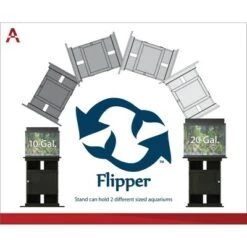 New ✨ 10-20 Gallon Aquarium Stand - Flipper Black 💯 -End And Side Tables shop unnamed file 1359