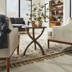 Flash Sale ✨ Threshold Designed W/Studio McGee Mesa Verde Wood Curved Leg Accent Table - Threshold™ designed with Studio McGee Natural ⭐