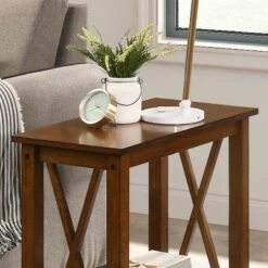 New 🎉 Pluff 1 Shelf Side Table - HOMES: Inside + Out Brown 👏 -End And Side Tables shop unnamed file 1405