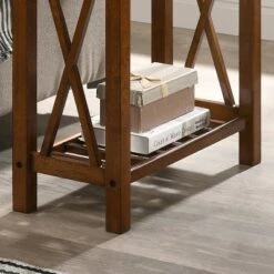 New 🎉 Pluff 1 Shelf Side Table - HOMES: Inside + Out Brown 👏 -End And Side Tables shop unnamed file 1406