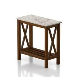 New 🎉 Pluff 1 Shelf Side Table - HOMES: Inside + Out Brown 👏 -End And Side Tables shop unnamed file 1410