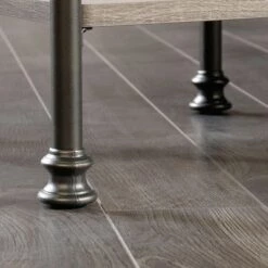 Cheap 😉 Canal Street Decorative Side Table with Metal Frame - Northern Oak Finish - Sauder 🌟 -End And Side Tables shop unnamed file 1416