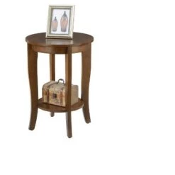 Best deal ✔️ American Heritage Round End Table - Breighton Home Gray 🛒