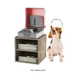 Cheap 🌟 End Table - Stackable Contemporary Minimalist Modular Cube Accent Table Double Shelves for Bedroom, Living Room or Office by Hastings Home (Gray) 💯 -End And Side Tables shop unnamed file 1446