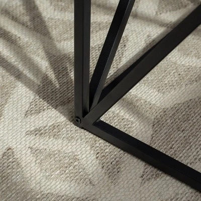 Coupon π Lina Modern Geometric Square Side Table - Saracina Home Slate Gray β 6 Coupon π Lina Modern Geometric Square Side Table - Saracina Home Slate Gray β - Image 4