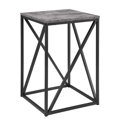 Coupon π Lina Modern Geometric Square Side Table - Saracina Home Slate Gray β 10 Coupon π Lina Modern Geometric Square Side Table - Saracina Home Slate Gray β - Image 8