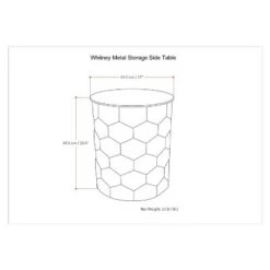 Hot Sale 👍 17" Kacey Metal Storage Side Table - WyndenHall Antique Bronze 🧨 -End And Side Tables shop unnamed file 1511