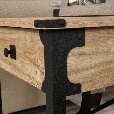 Hot Sale ✔️ Steel River Side Table Distressed Brown - Sauder ⌛ 7 Hot Sale ✔️ Steel River Side Table Distressed Brown - Sauder ⌛ - Image 5