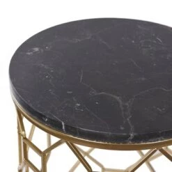 Best deal ✨ Set of 2 Round Marble Side Tables - Gold - Stylecraft ❤️ -End And Side Tables shop unnamed file 154