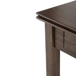 New 💯 Stratford Solid Wood End Table - Wyndenhall Tobacco Brown 👍 -End And Side Tables shop unnamed file 1541