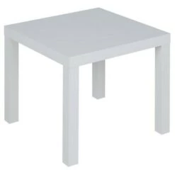 Outlet ✔️ Jade Lightweight Square End Table - Room & Joy White ✔️