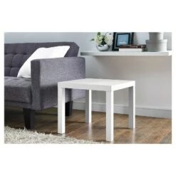Outlet ✔️ Jade Lightweight Square End Table - Room & Joy White ✔️ -End And Side Tables shop unnamed file 1552