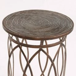 Coupon 🎉 Marquise Side Table Antique Bronze - FirsTime 🌟 -End And Side Tables shop unnamed file 1556