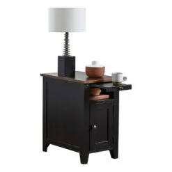 New ❤️ Dakota Side Table - Martin Furniture Black 😍 -End And Side Tables shop unnamed file 1611