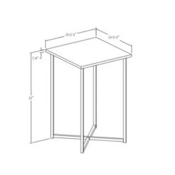 Coupon ⌛ 24" Maxwell Two-Tone Glam Side Table - Saracina Home White Faux Marble/gold 🥰 -End And Side Tables shop unnamed file 1644