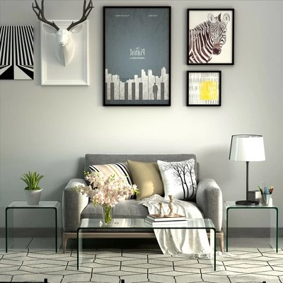 Discount π Costway Tempered Glass End Table Transparent Sofa Side Accent Table Living Room π 7 Discount π Costway Tempered Glass End Table Transparent Sofa Side Accent Table Living Room π - Image 5