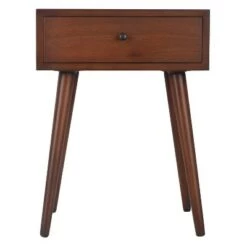 Cheapest 😉 Decor Therapy Mid Century One Drawer Wood Side Table - Décor Therapy Walnut 🎉 -End And Side Tables shop unnamed file 1729