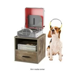 Best reviews of 👏 End Table - Stackable Contemporary Minimalist Modular Cube Accent Table with Drawer for Bedroom, Living Room or Office by Hastings Home (Gray) 🛒 -End And Side Tables shop unnamed file 1733