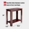 Best Pirce 🤩 Costway Chair Side Table Coffee Sofa Wooden End Shelf Living Room Furniture Espresso ✨ -End And Side Tables shop unnamed file 1745