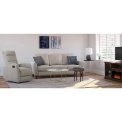 Deals 🔥 Harton C Shape Side Table - Serta White 💯