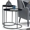 Cheap π 2pc 24" Lipton Metal Nesting Table Black - WyndenHall 𧨠1 Cheap π 2pc 24" Lipton Metal Nesting Table Black - WyndenHall 𧨠-End And Side Tables shop unnamed file 177