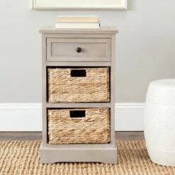 Wholesale π Aziel Side Table - Safavieh White Washed π