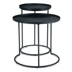 Cheap π 2pc 24" Lipton Metal Nesting Table Black - WyndenHall 𧨠14 Cheap π 2pc 24" Lipton Metal Nesting Table Black - WyndenHall 𧨠-End And Side Tables shop unnamed file 179