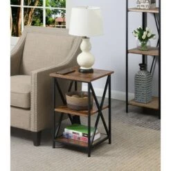 Best Pirce 🥰 Tucson 3 Tier End Table - Breighton Home Weathered Gray ✔️