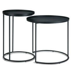 Cheap π 2pc 24" Lipton Metal Nesting Table Black - WyndenHall 𧨠19 Cheap π 2pc 24" Lipton Metal Nesting Table Black - WyndenHall 𧨠-End And Side Tables shop unnamed file 184