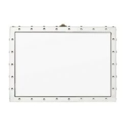 Buy 🔔 Ansley Mirrored Nailhead Stainless Steel End Table Chrome - Inspire Q ⌛ -End And Side Tables shop unnamed file 1862