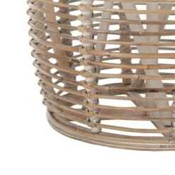 Outlet 😉 Maui Rattan Drum Stool Table - Safavieh Gray/white Wash 🔥 -End And Side Tables shop unnamed file 1868