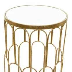 Discount π Olivia & May Set of 3 Glam Mirrored Accent Tables Gold - Olivia & May π 7 Discount π Olivia & May Set of 3 Glam Mirrored Accent Tables Gold - Olivia & May π -End And Side Tables shop unnamed file 189