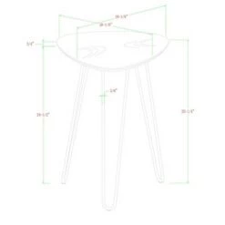 Brand new ⌛ Gibby Hairpin Leg Wood Side Table Walnut - Saracina Home 🥰 -End And Side Tables shop unnamed file 1895