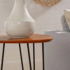 Brand new ⌛ Gibby Hairpin Leg Wood Side Table Walnut - Saracina Home 🥰 -End And Side Tables shop unnamed file 1896