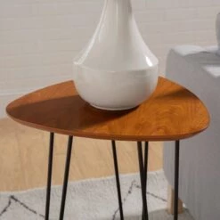 Brand new ⌛ Gibby Hairpin Leg Wood Side Table Walnut - Saracina Home 🥰 -End And Side Tables shop unnamed file 1897