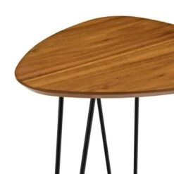 Brand new ⌛ Gibby Hairpin Leg Wood Side Table Walnut - Saracina Home 🥰 -End And Side Tables shop unnamed file 1898