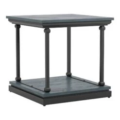 Discount ⌛ Tullymore Shelf Base End Table - miBasics Antique White/black 🔥 -End And Side Tables shop unnamed file 1907