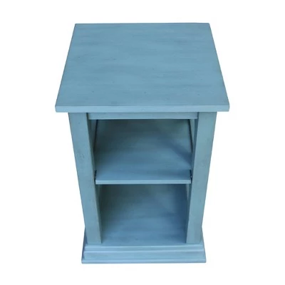 Budget π Hampton Accent Table with Shelves - International Concepts Washed Gray/taupe π€© 5 Budget π Hampton Accent Table with Shelves - International Concepts Washed Gray/taupe π€© - Image 3